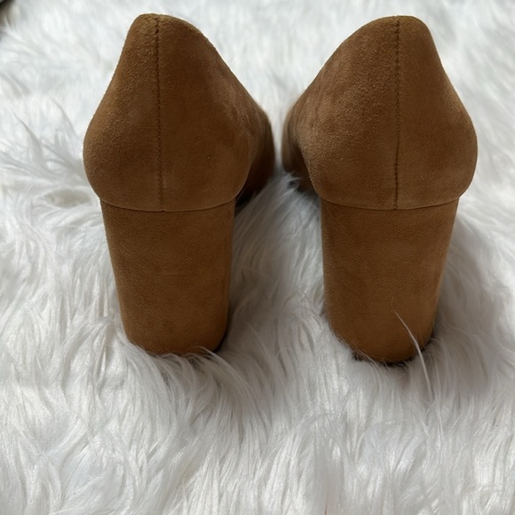 Franco Sarto Palma Women shoes Tan Suede Classic Pumps Size 10M - Picture 6 of 8